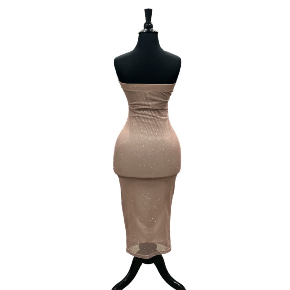 Lovely Day Bodycon Tube Top Dress - Picture 2 of 7